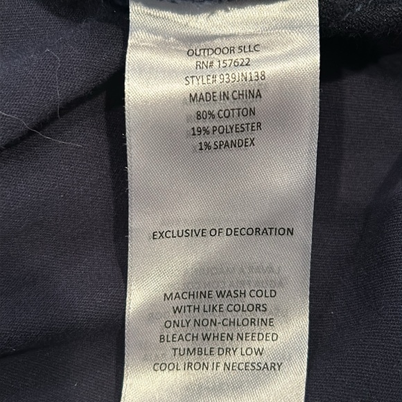 Eddie Bauer Boy’s Slim Straight Navy Pants Sz 16 - Picture 5 of 6